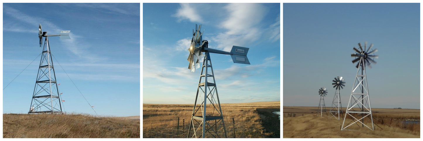 Koenders Double Diaphragm Windmill